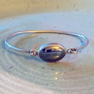 Magnetite Sterling Silver Bracelet